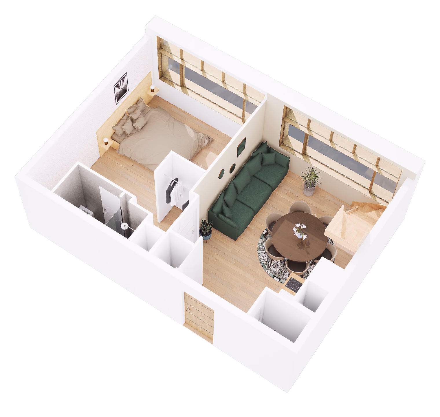 Plan Appartement 2 chambres
